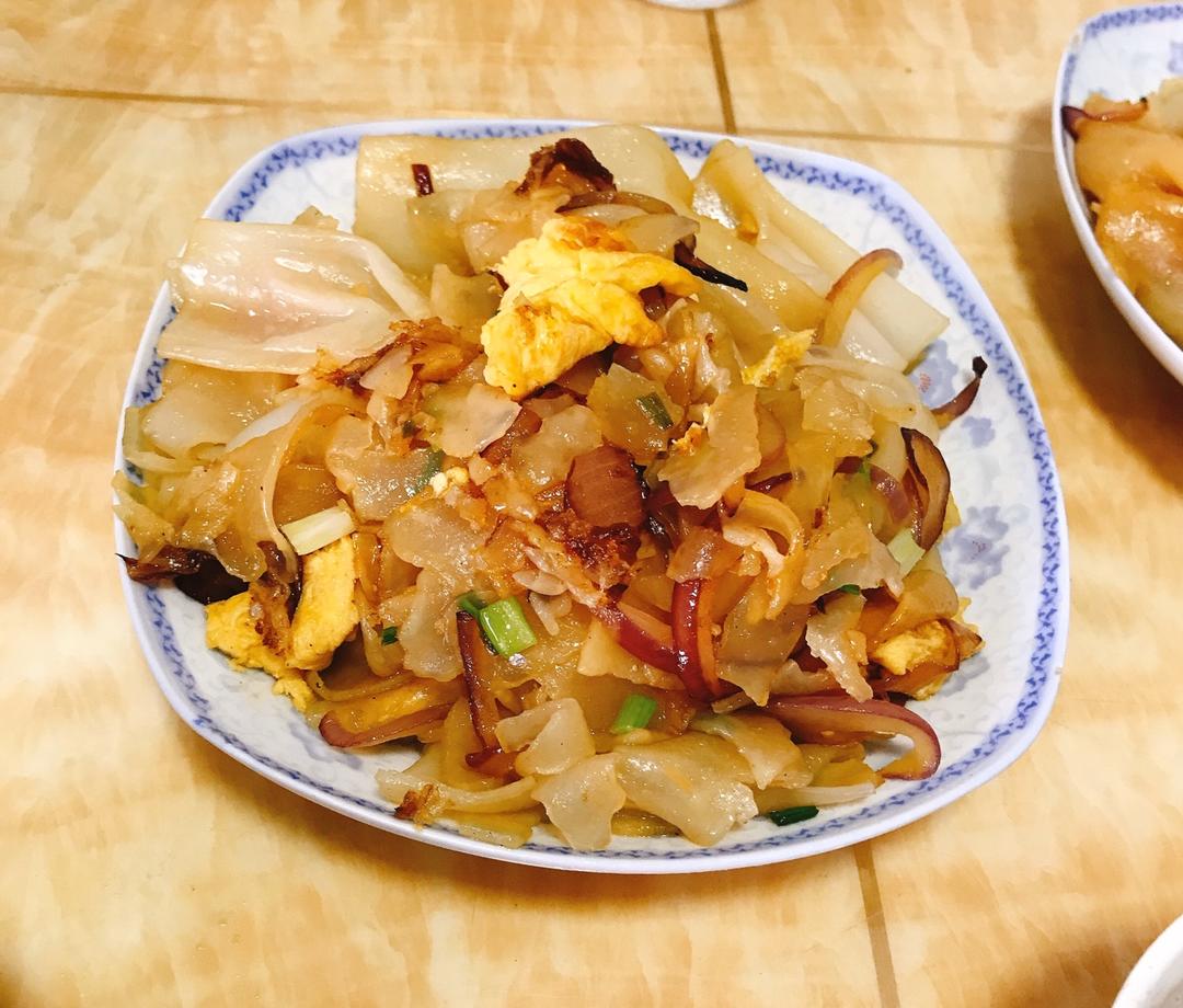 简单早餐-鸡蛋炒陈村粉