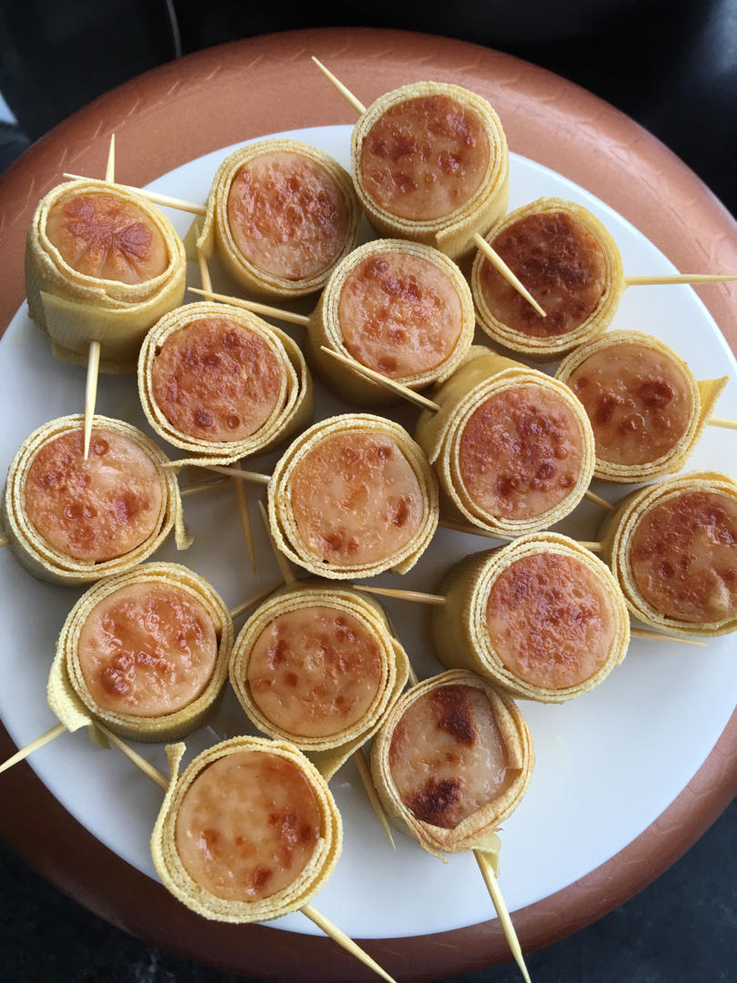 豆腐皮卷火腿肠