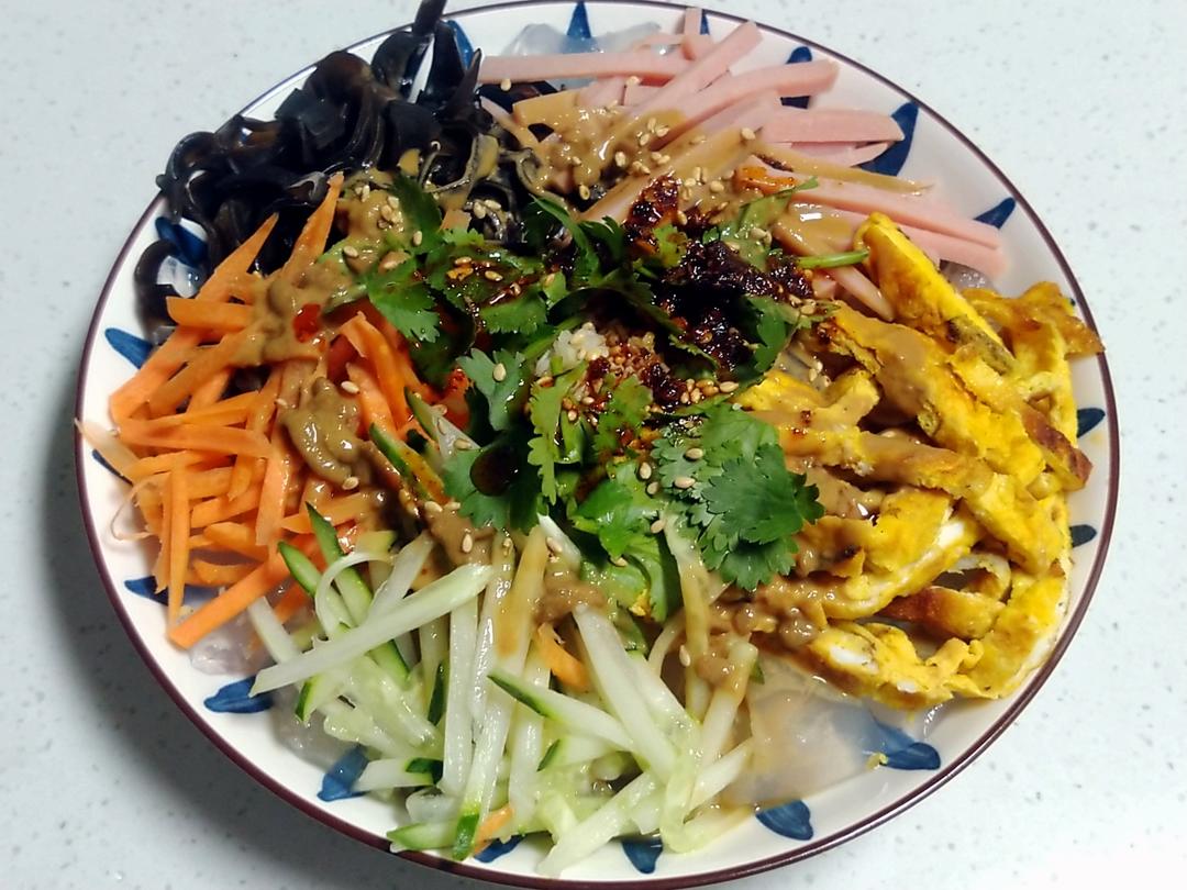 曼食慢语丨2021年夜饭-五彩大拉皮