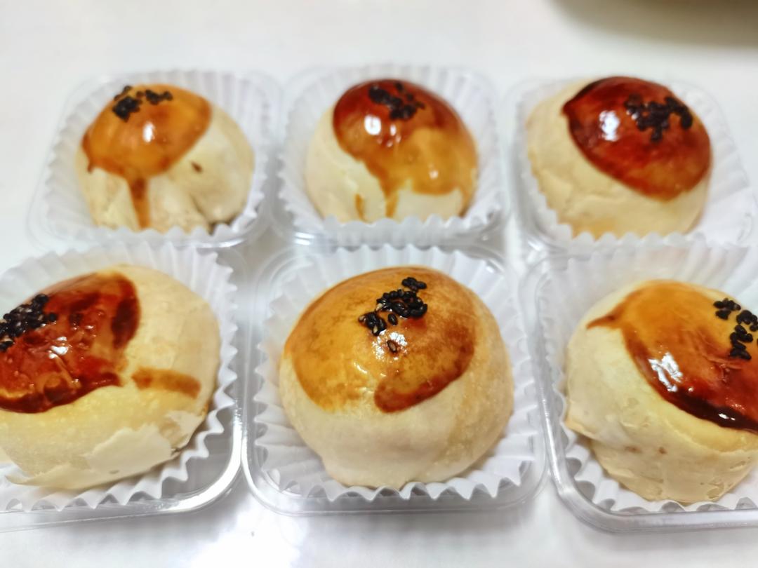 超简单 免揉 酥掉渣的蛋黄酥(超详细附全程视频)不破酥『万能酥皮』