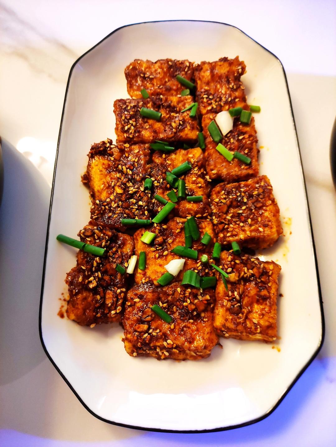 平底锅版铁板脆皮豆腐，赛过路边摊