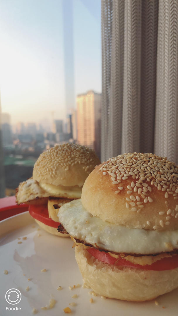 松软健康汉堡胚～汤种