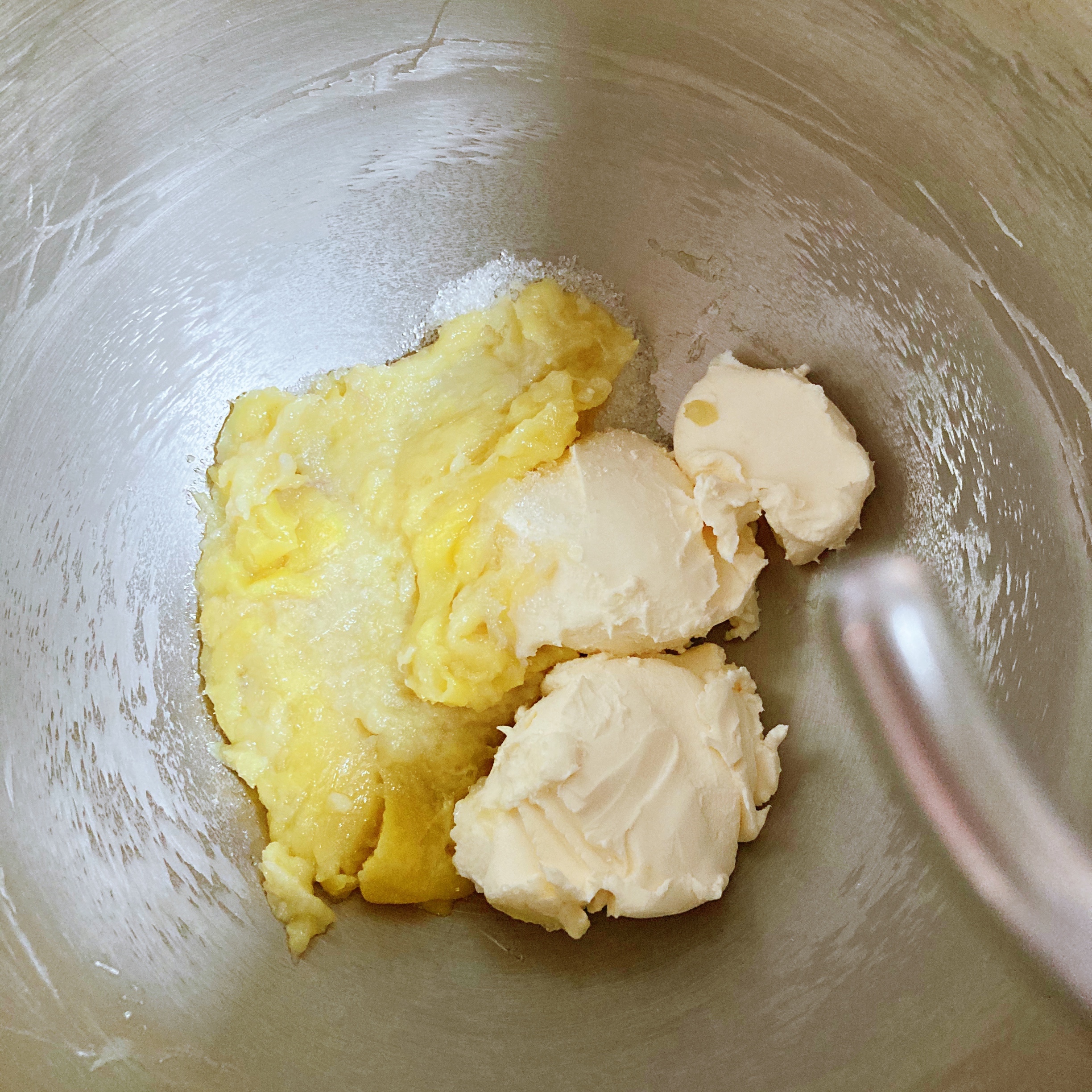 ‼️岩烧芝士榴莲软欧‼️一次性发酵的做法 步骤7