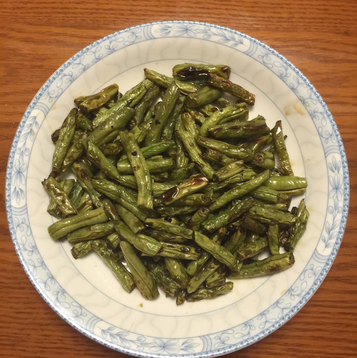 省时少油的干煸四季豆