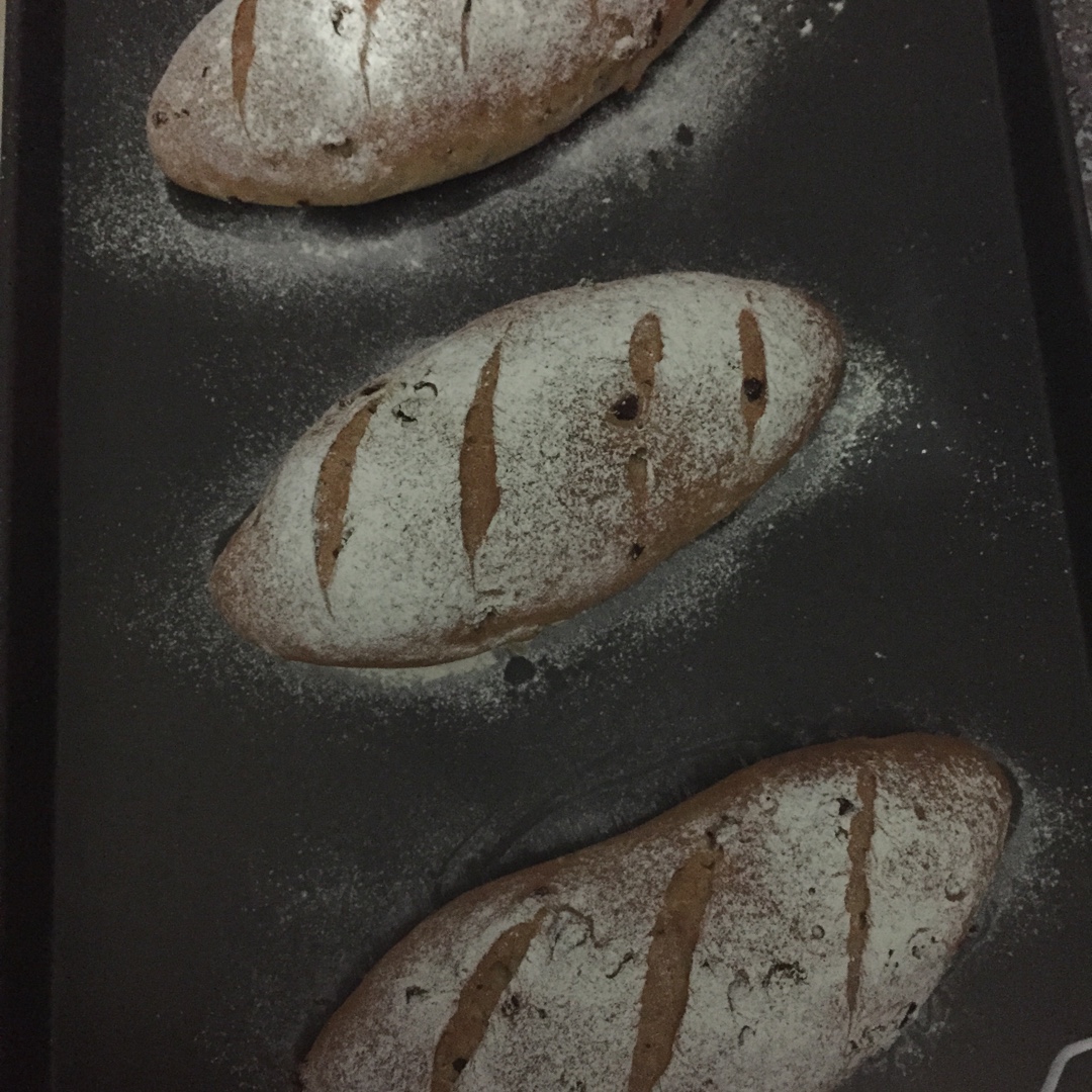 全麦核桃包～软欧包