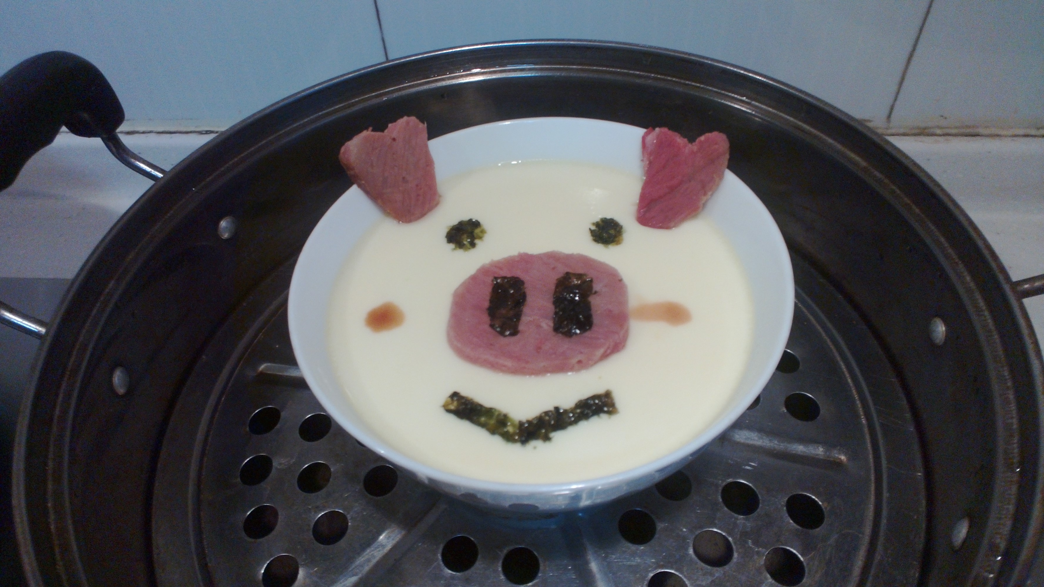 小猪蛋羹