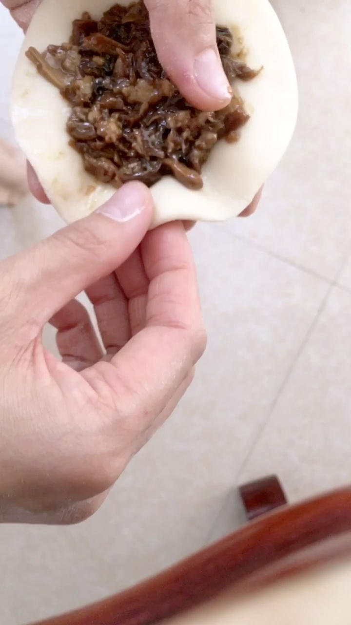 单独的包包子手法，捏包子捏法