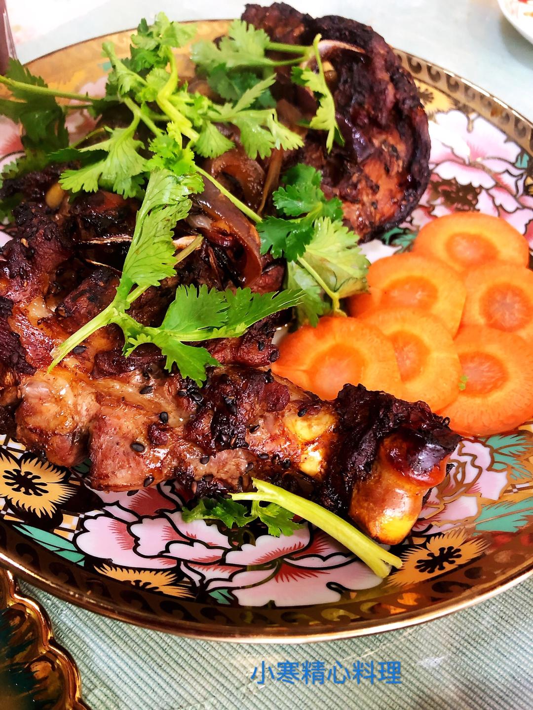 简易版烤羊腿的做法