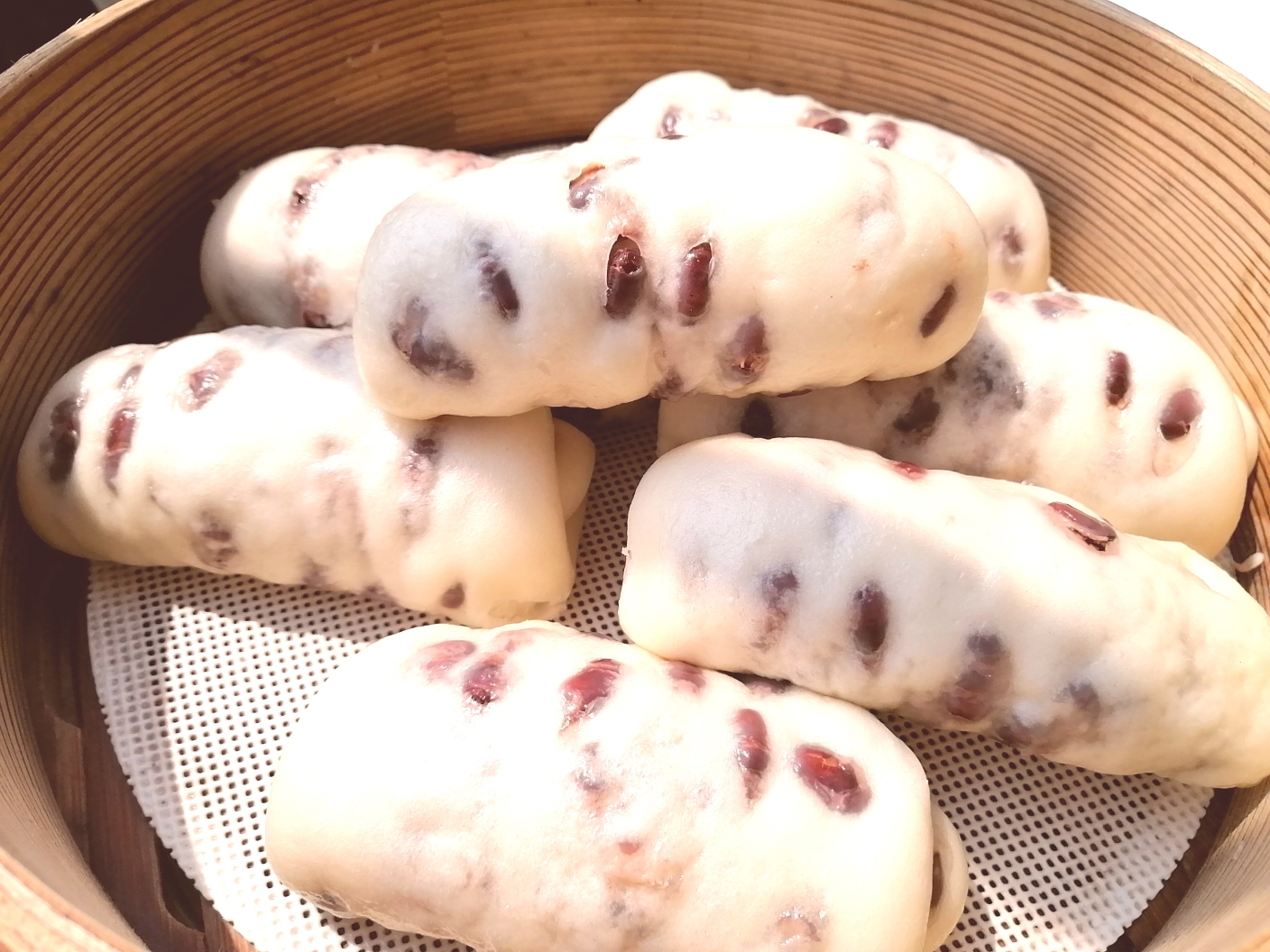 奶香红豆馒头卷的做法