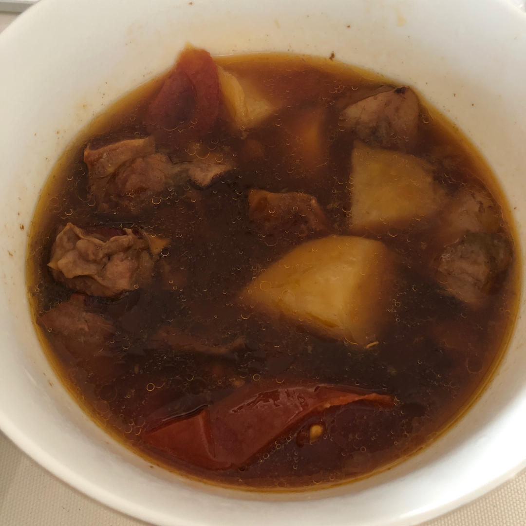 番茄土豆炖牛腩