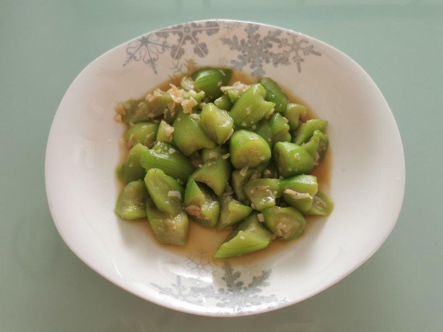 虾皮炒丝瓜