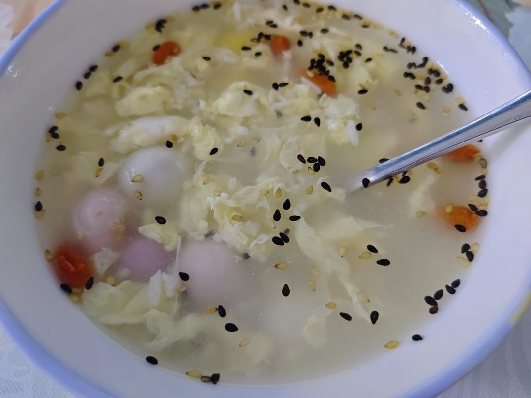 鸡蛋醪糟甜汤
