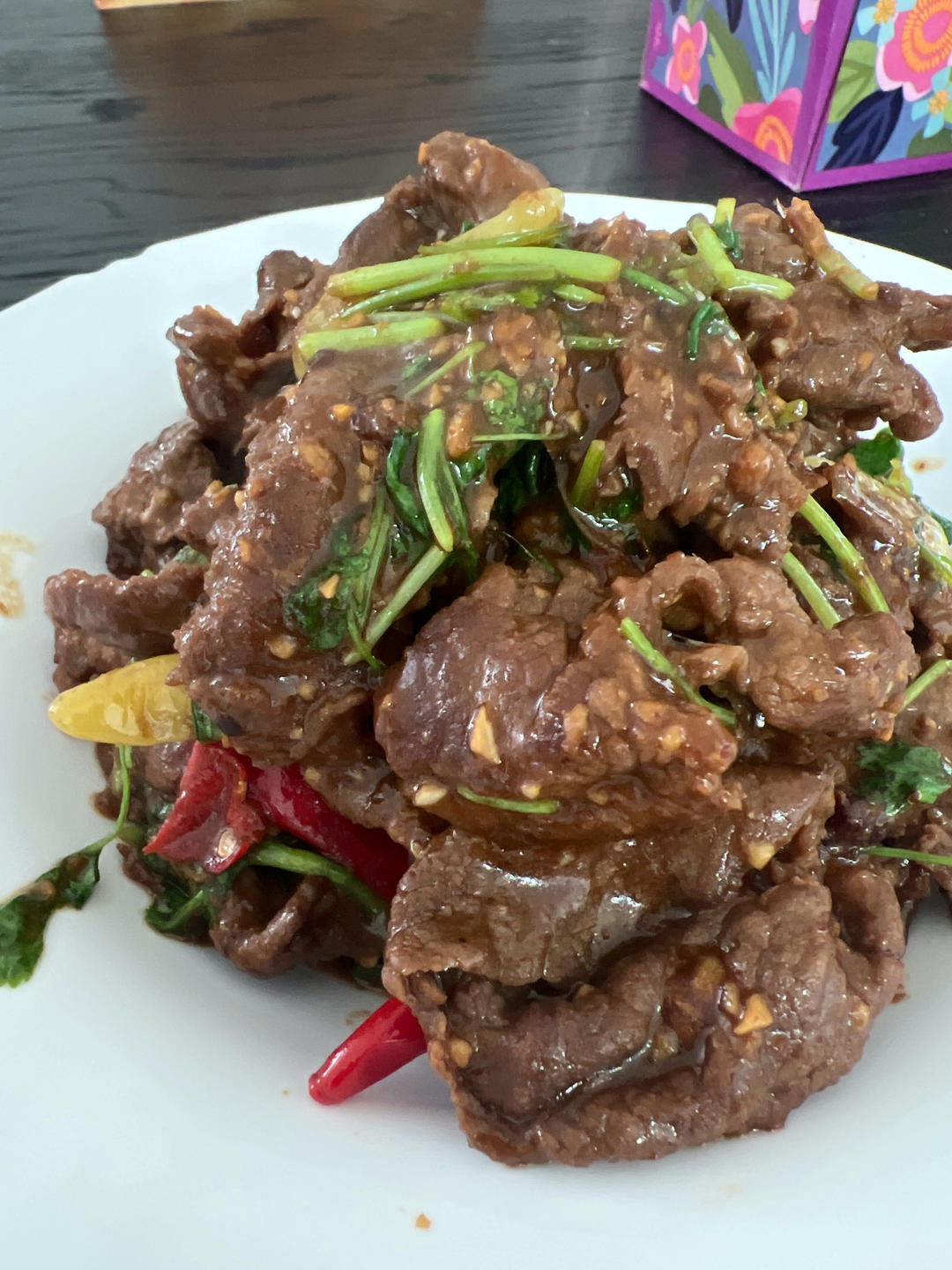 香菜牛肉