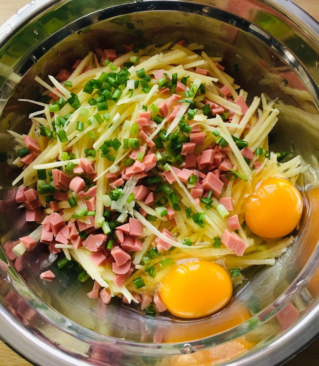 快手土豆丝饼
