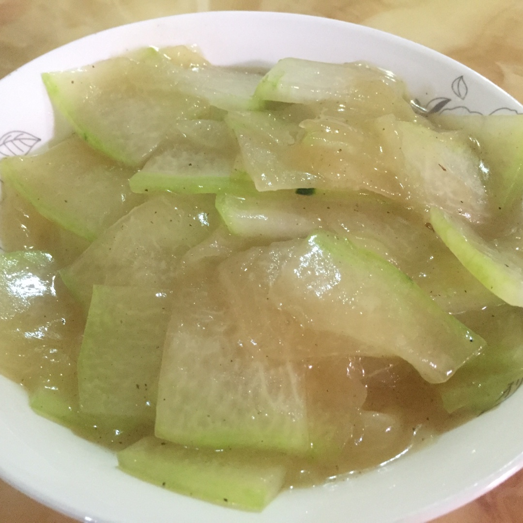 嗨法兰西做的素炒冬瓜