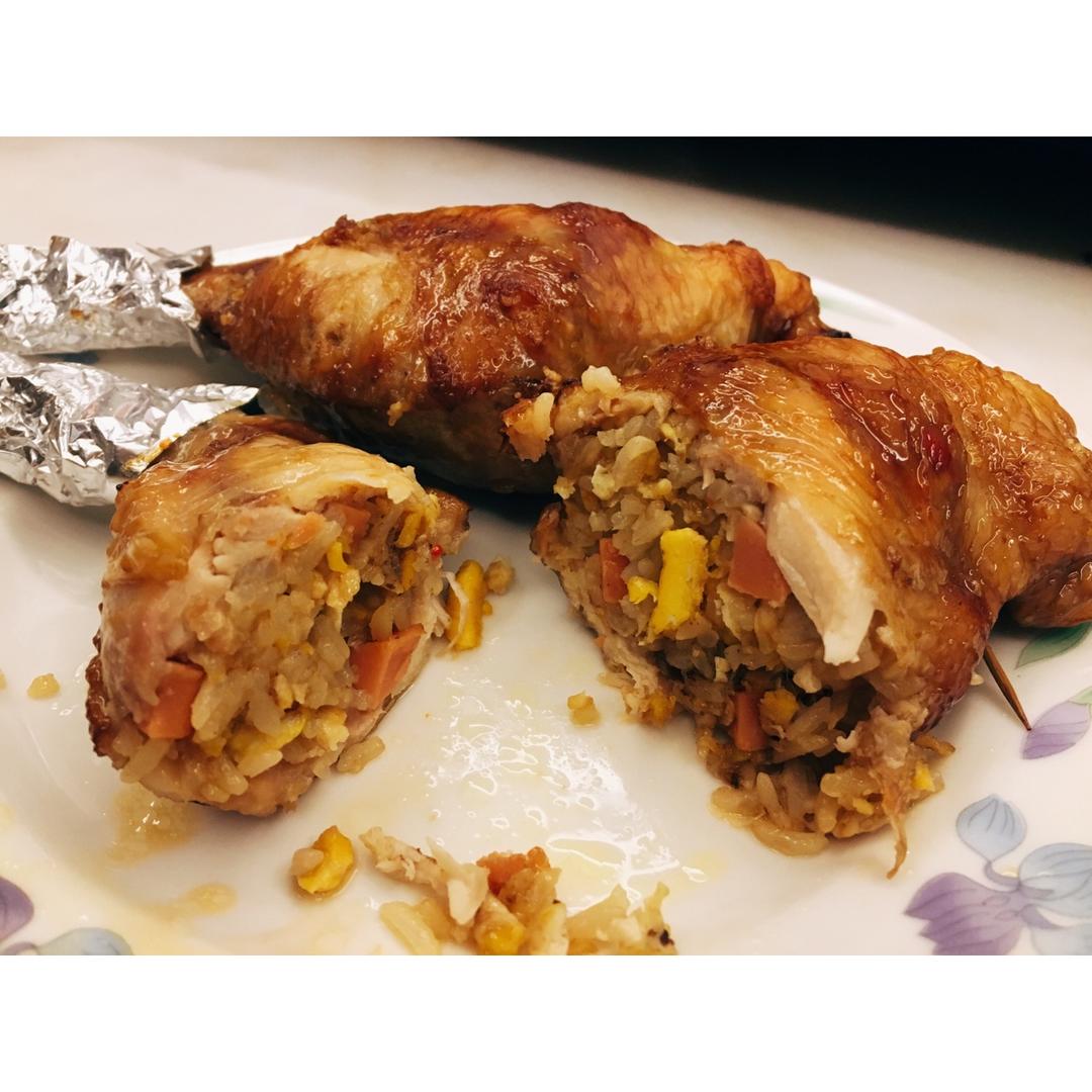 镜酱子-1做的鸡翅包饭(附去骨详图)