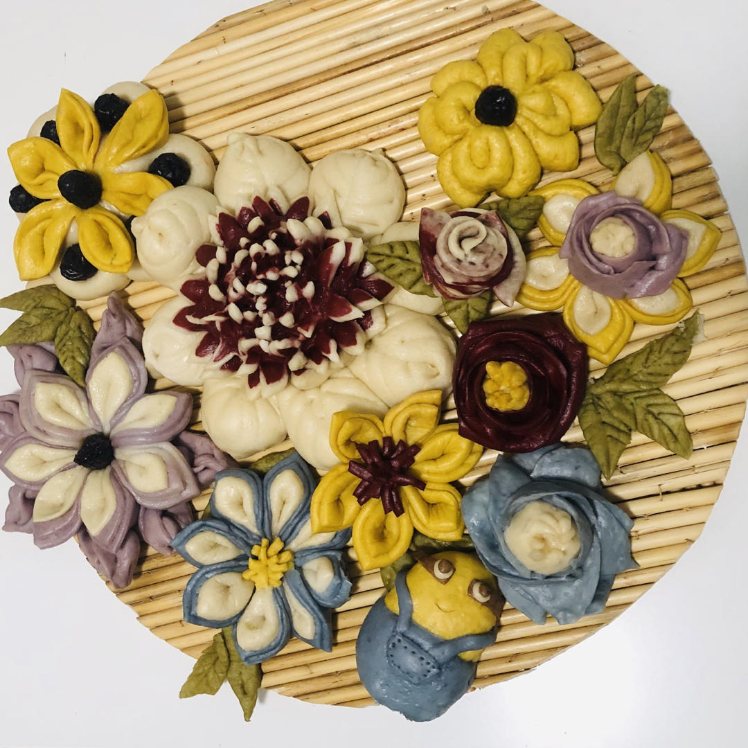 花开富贵 年年有余——枣花馒头（九款）