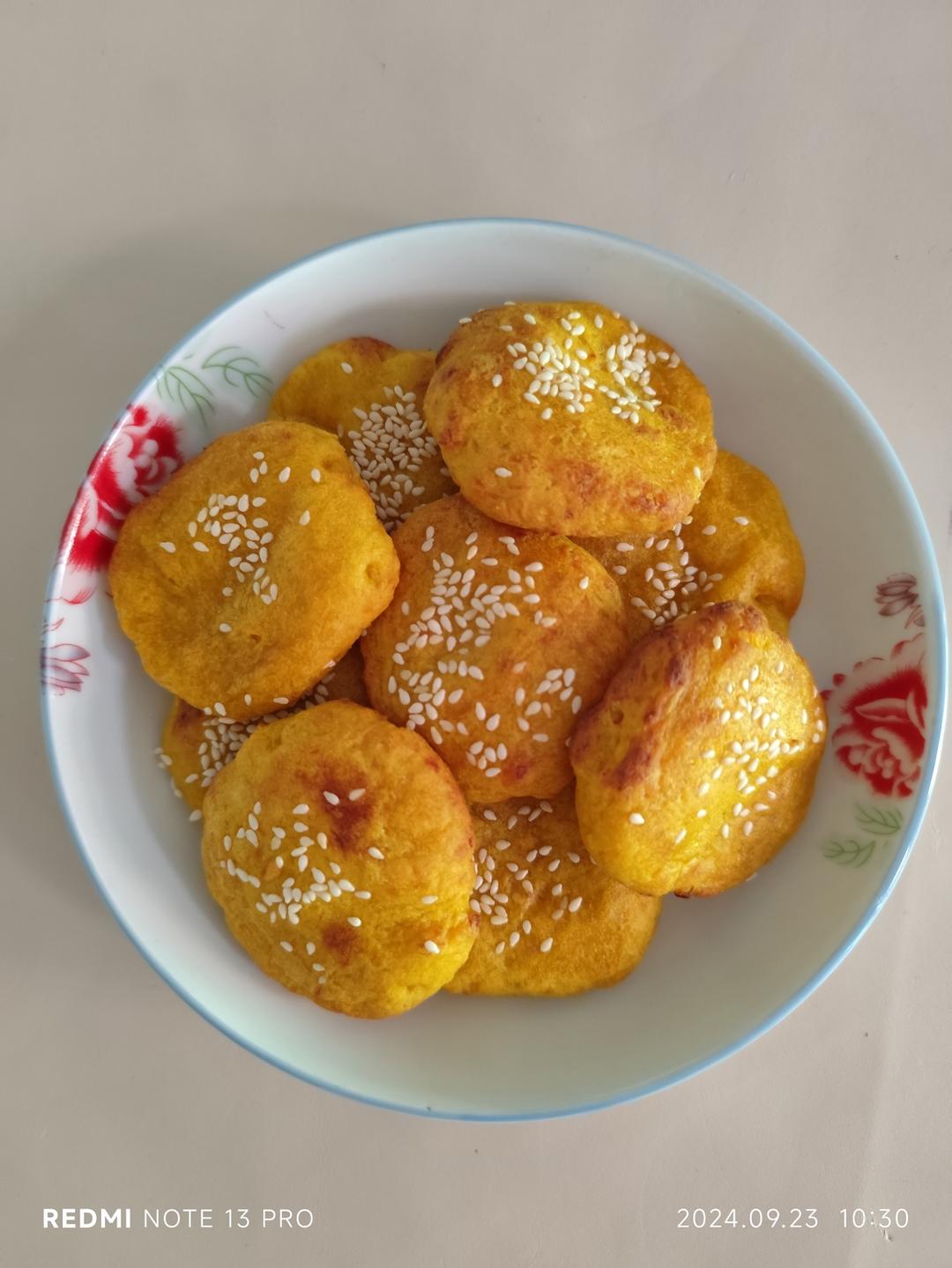 不会变形的南瓜饼