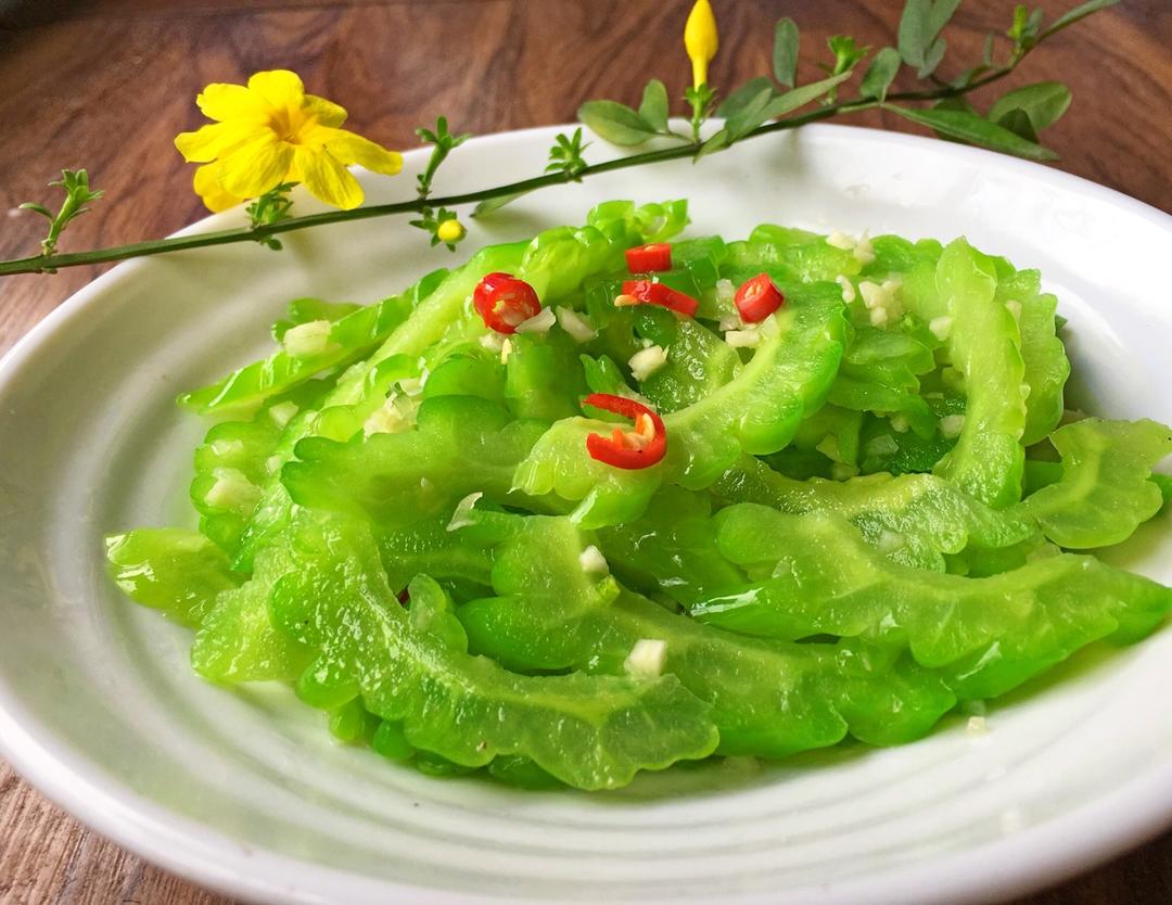 真珠兰做的蒜香苦瓜