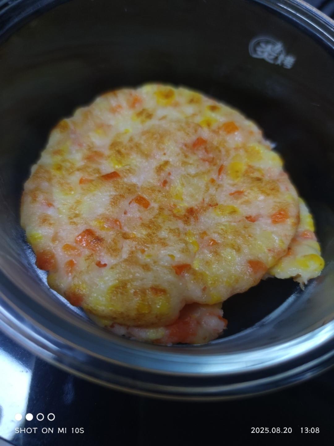 宝宝辅食-蔬菜虾饼