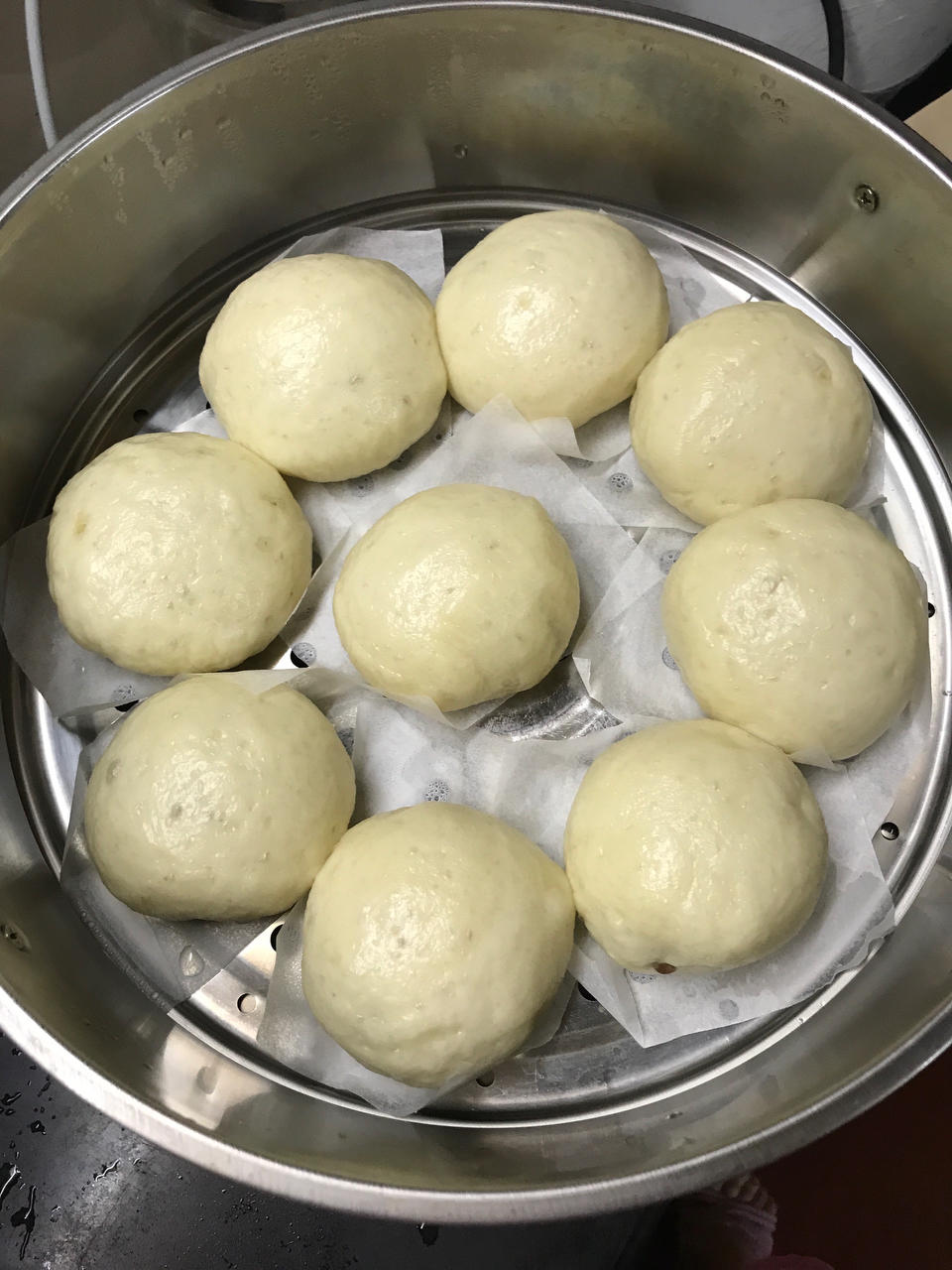 快手简易版    松软香甜   豆沙包  馒头