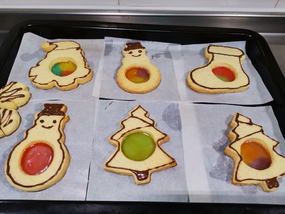 黄油饼干 琉璃心圣诞装饰的做法 步骤11