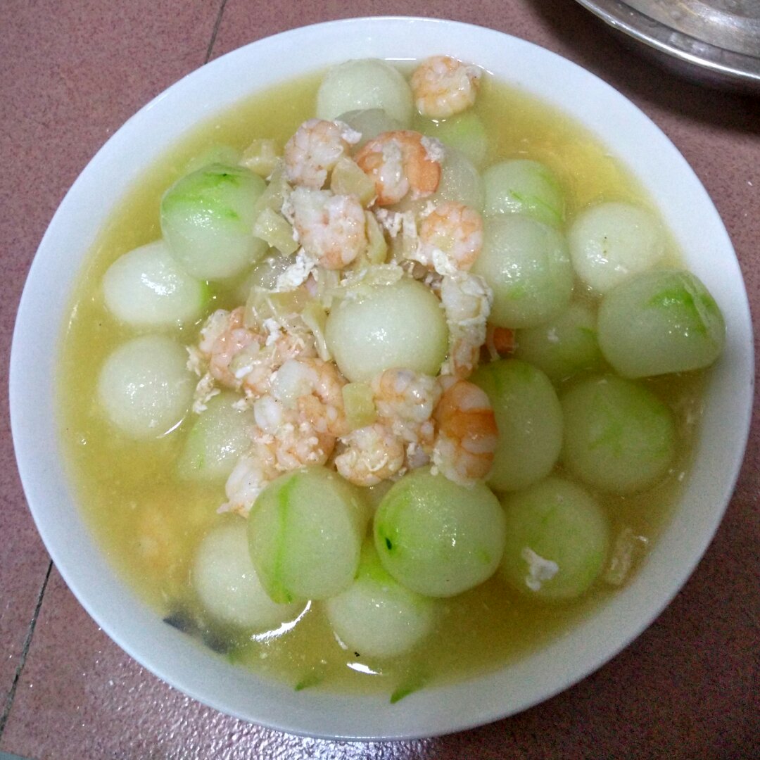 anjoh(玲儿)做的秋季滋补养生篇之【干贝水晶冬瓜球汤】