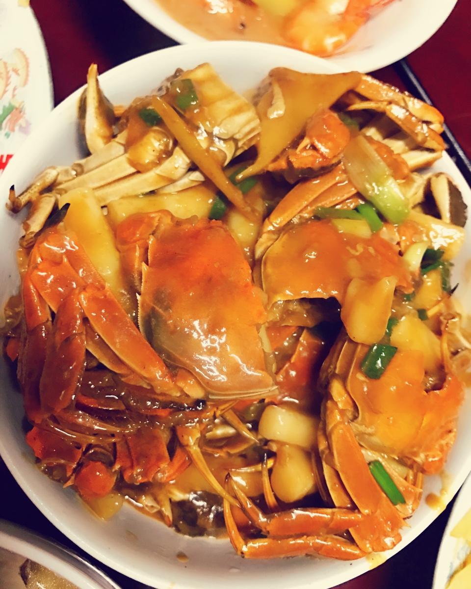 螃蟹烧年糕