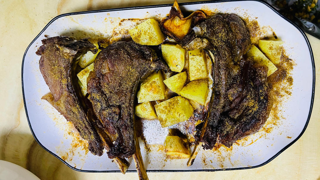 #微波炉#烤羊排！