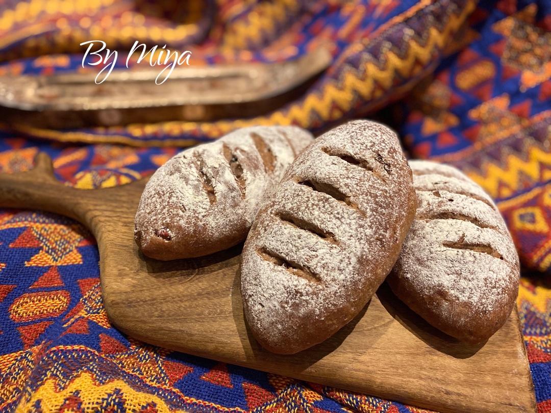 全麦核桃包～软欧包