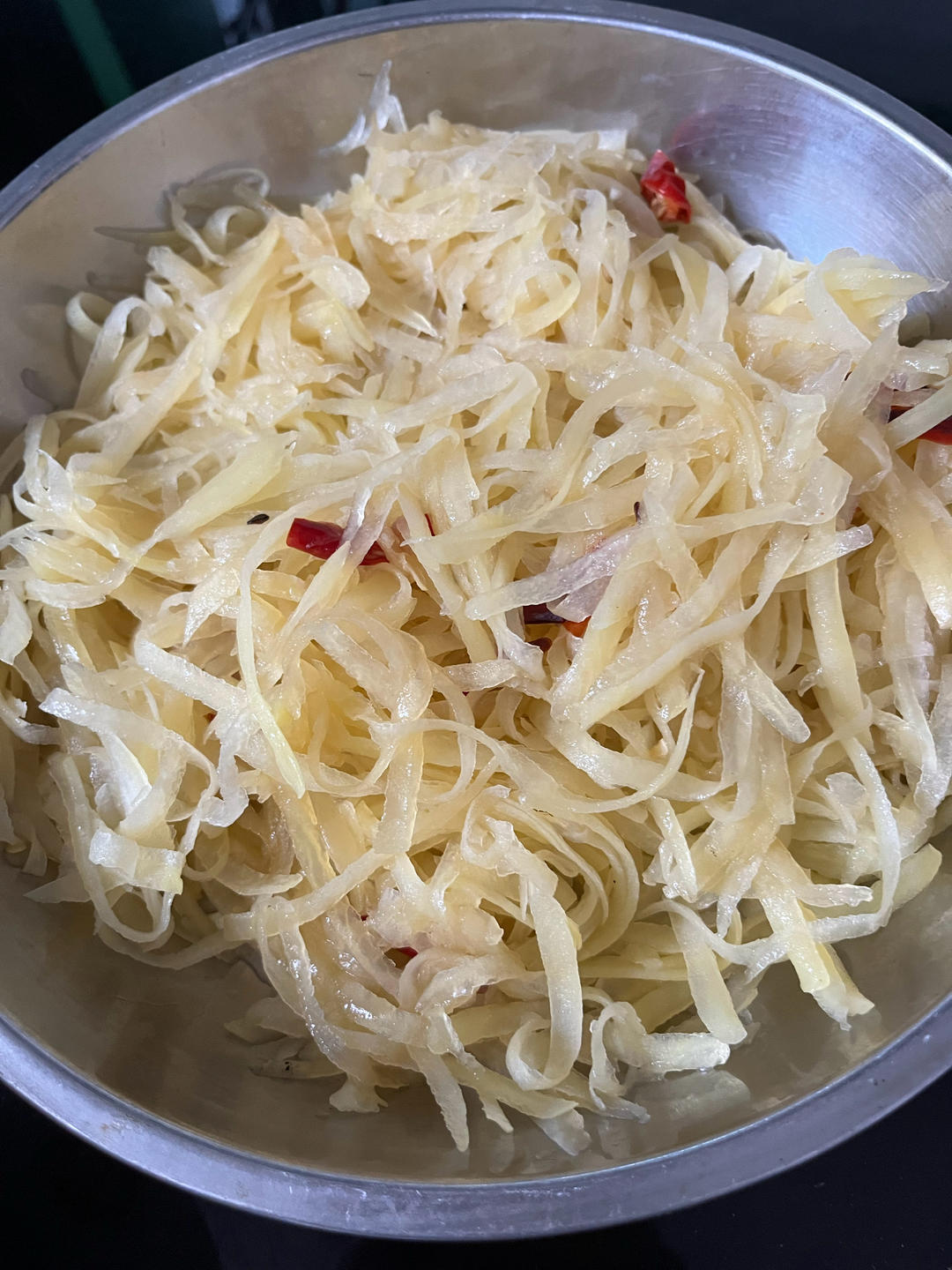 酸辣土豆丝的家常做法 超级下饭
