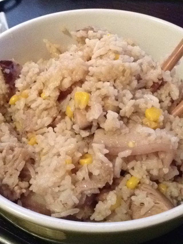 五花肉炒饭