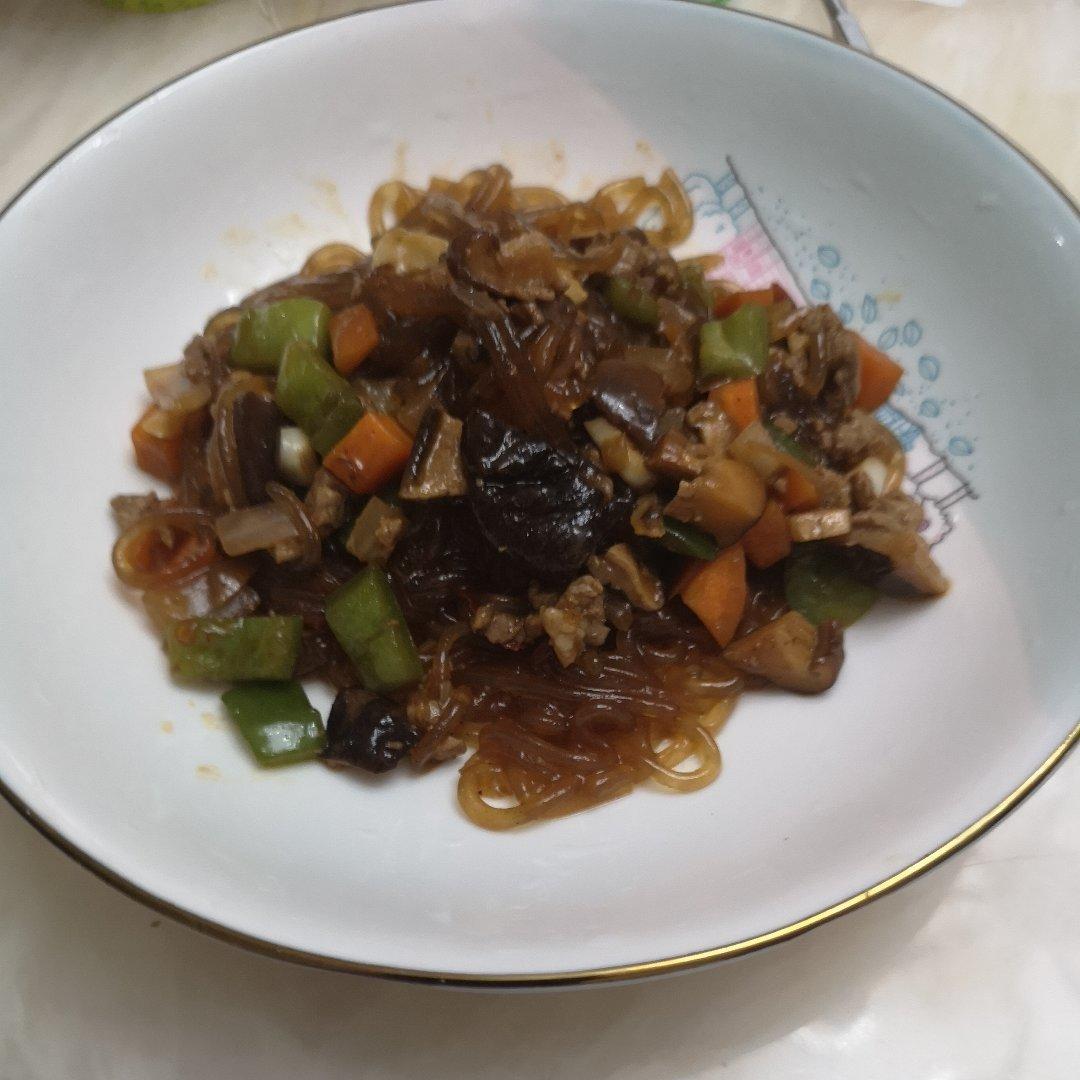 肉末炒粉丝