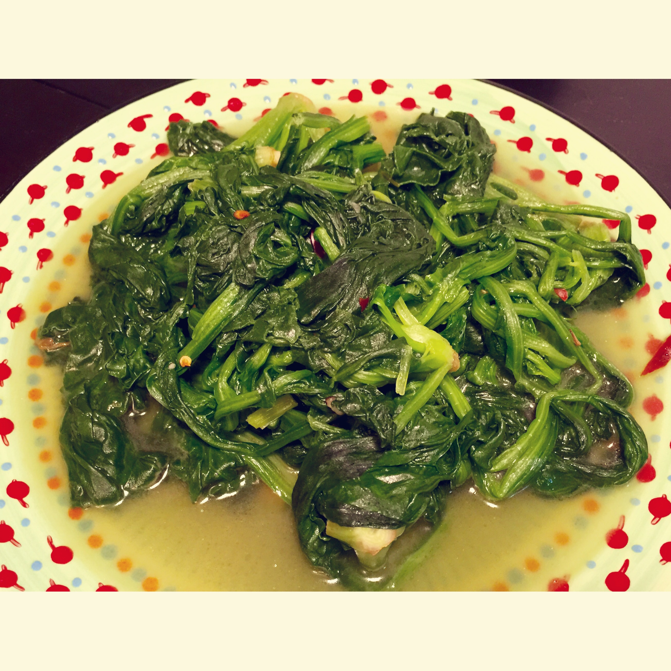 清炒菠菜