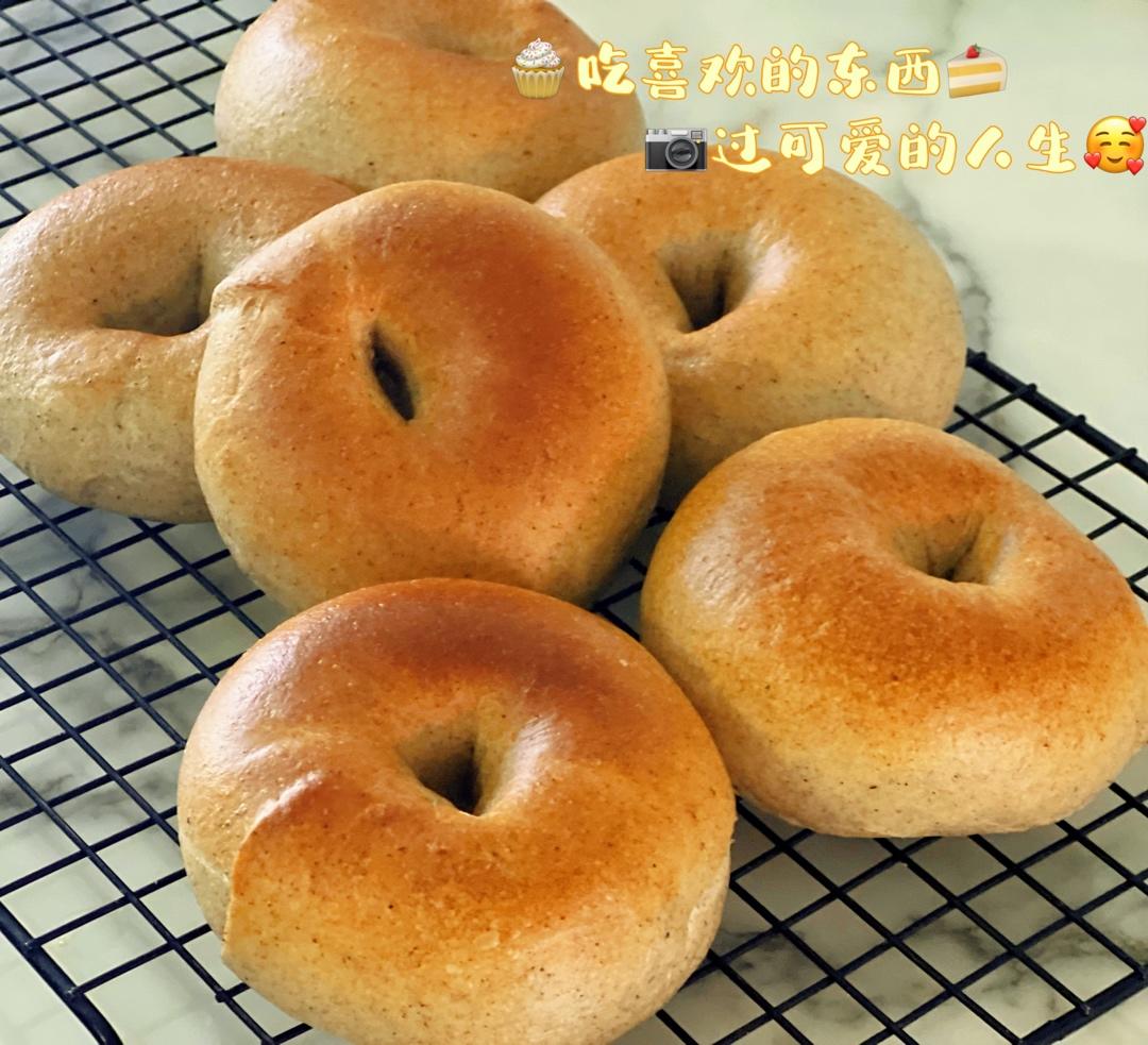 黑松露全麦贝果