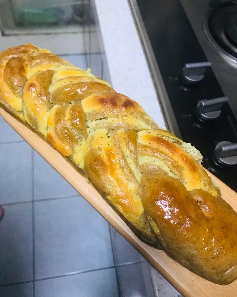 清晨126做的红茶奶酥山寨原麦山丘