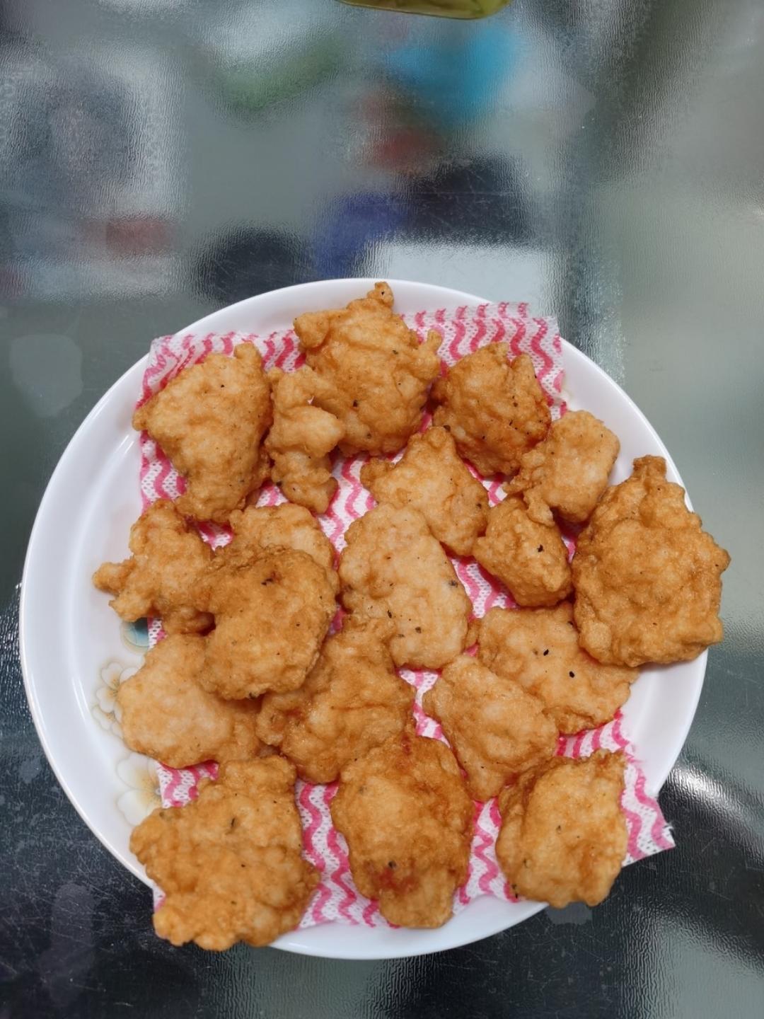 家常菜香煎虾饼