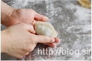 豆角榨菜素蒸饺的做法 步骤10