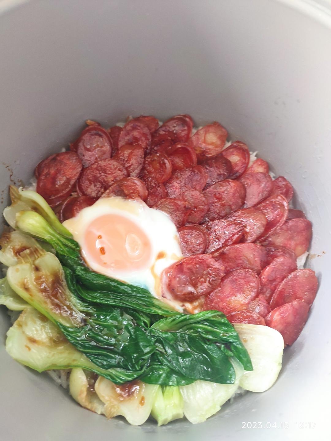 腊味煲仔饭（电饭煲易操版）