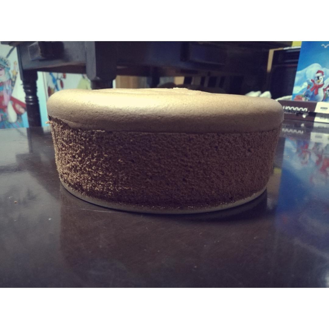 8寸可可戚风蛋糕