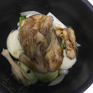 电饭锅版酱香焖鸡的做法 步骤5