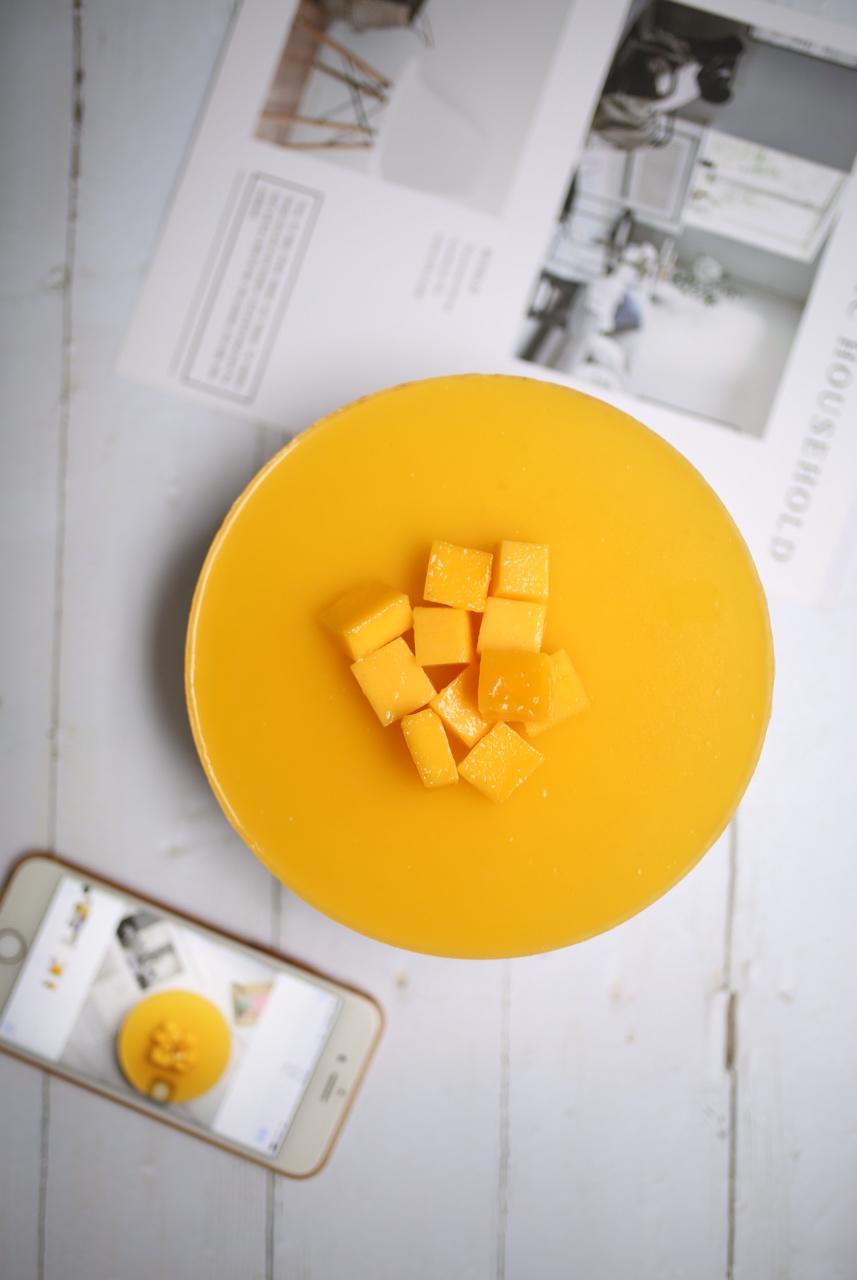 【视频】芒果慕斯（6寸） | 含镜面果胶配方