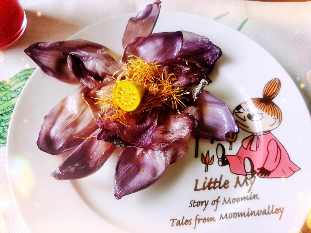 时令消暑佳品炸荷花