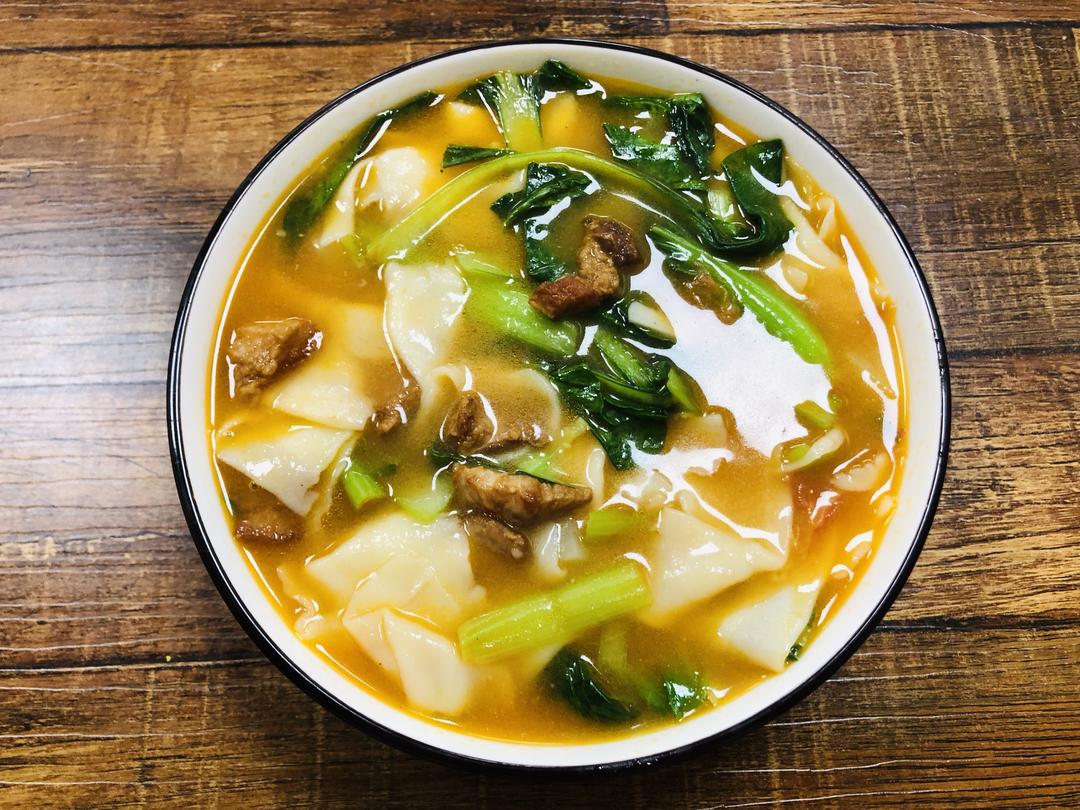 新疆揪片子汤饭的做法