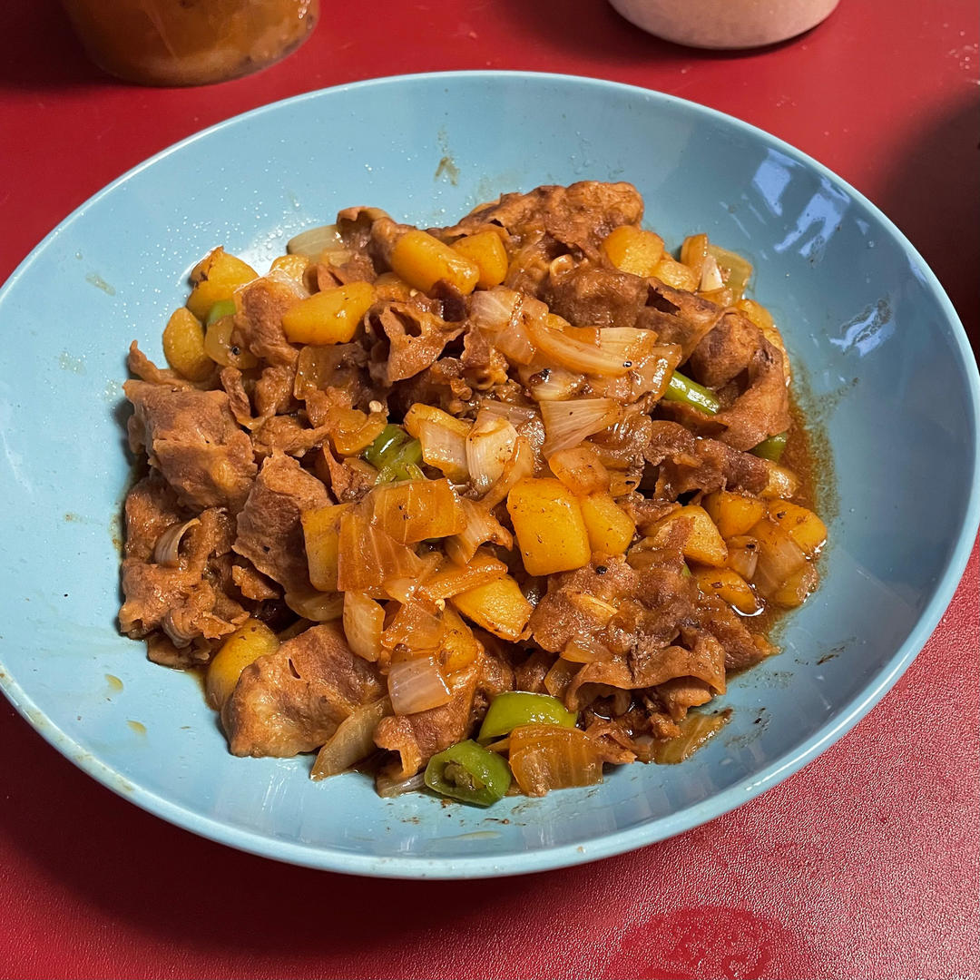 香辣土豆肥牛卷
