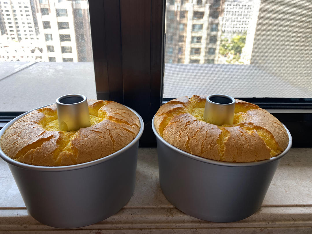 经典戚风——拜拜蛋糕（中空、圆模均可）