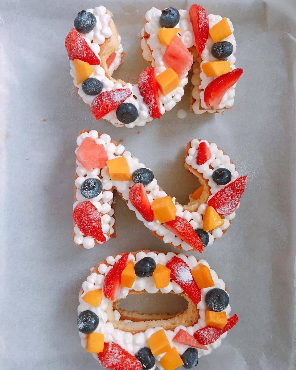 数字蛋糕（戚风版）