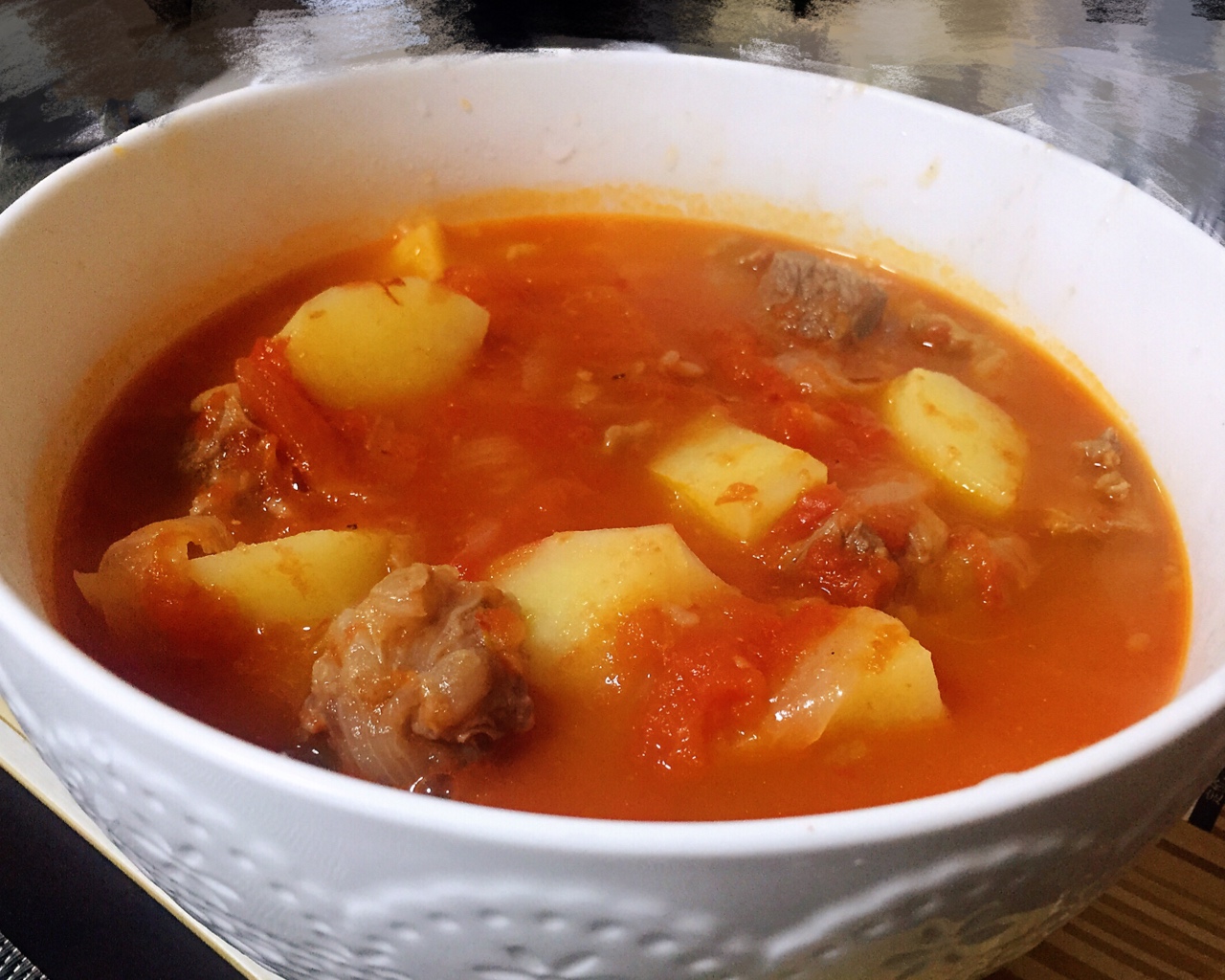 番茄土豆牛腩汤的做法