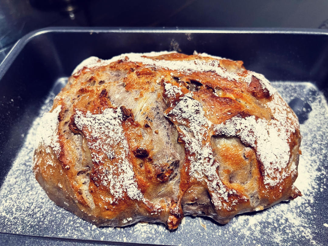 欧包的秘密（免揉/大孔洞/核桃/超简单）