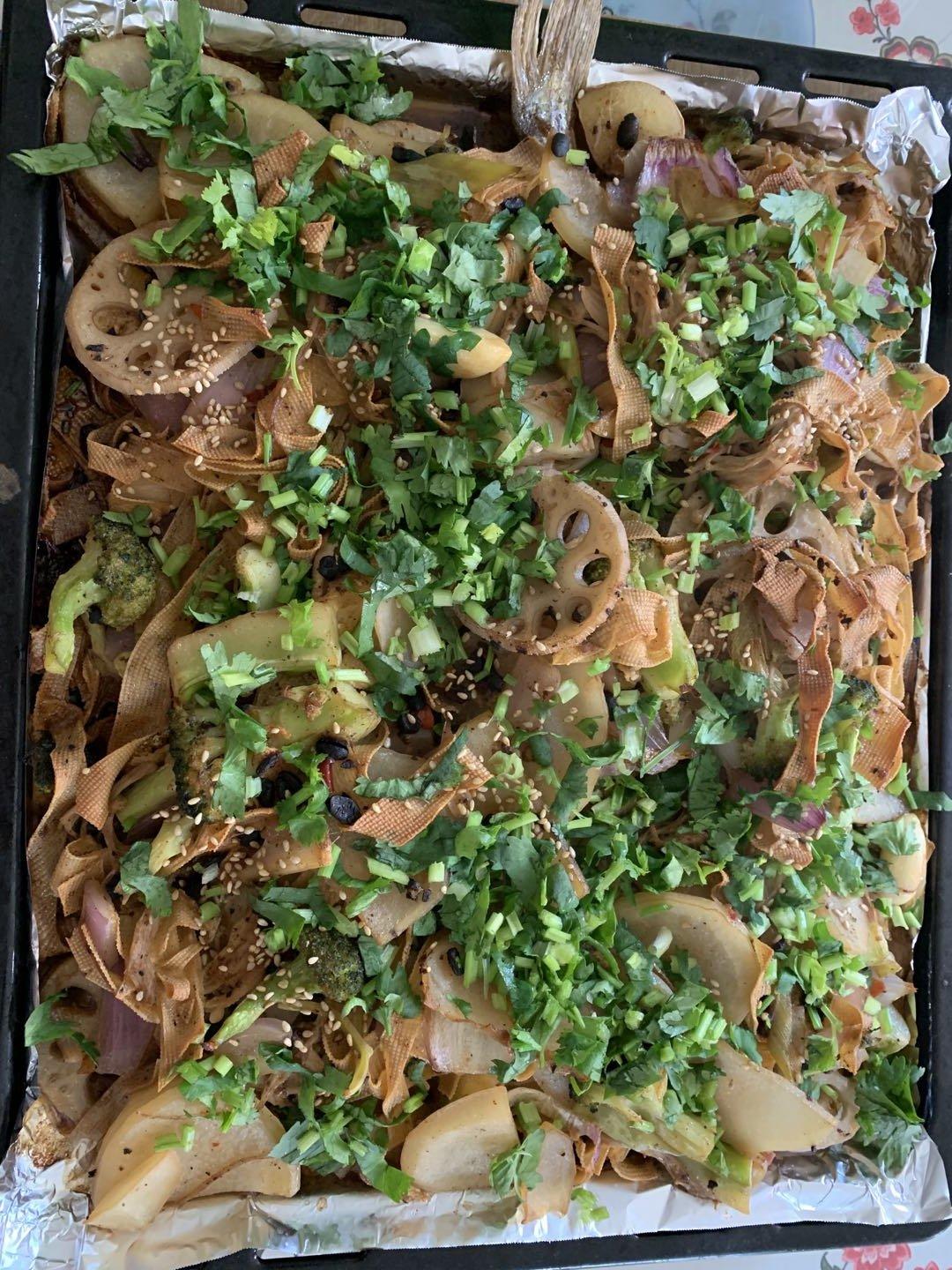 烤箱版青椒豆豉烤鱼
